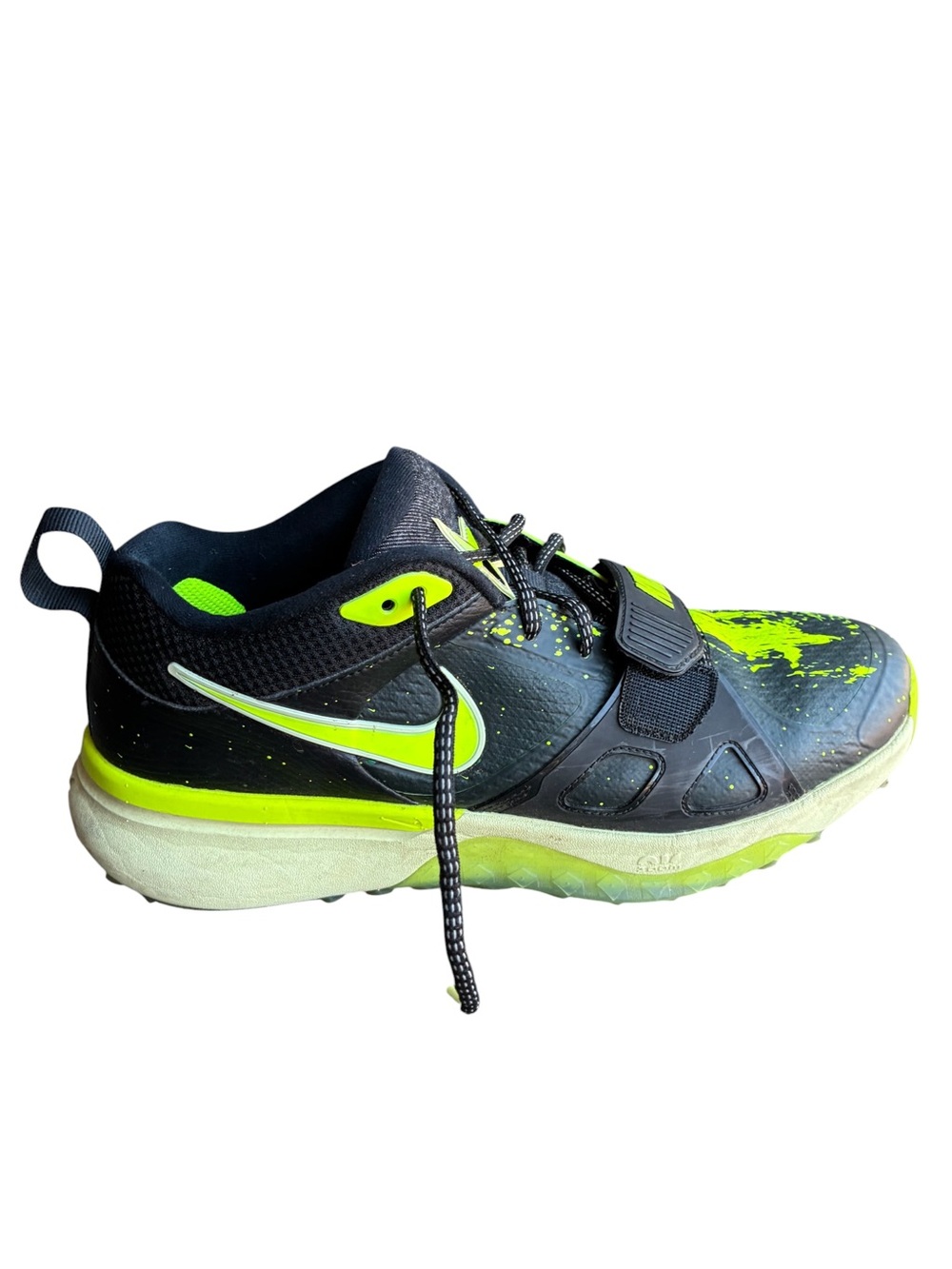 Nike Air Zoom Diamond Elite Turf 'Black Volt' FV6100-001 Baseball size 8.5